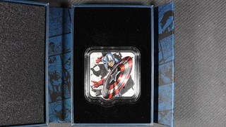 Marvel 2025 Captain America 'Clang' 2 oz Silver Bar Niue #7 of 1 000 minted