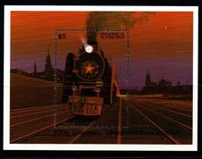 LOCOMOTORA DE VAPOR GRANADINAS DE ST.VINCENT SGMS783g 1991 MNH