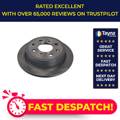2x Brake Discs Pair Solid fits HONDA CONCERTO HW, HWW 1.6 Rear 89 to 95 238mm