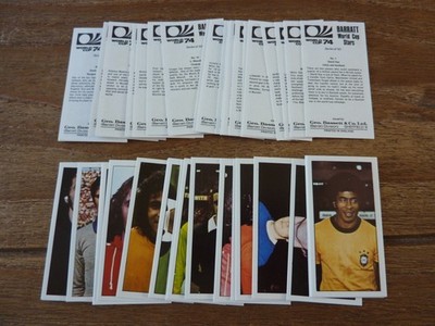Geo Bassett/Barratt World Cup Stars 74 Karten - 1974 - Nr Mint - Karten aussuchen!