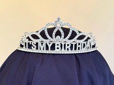 Birthday Queen Sparkle Tiara It s My Birthday Silver-Tone Rhinestone Crown
