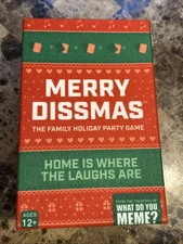 New Merry Dissmas Family Holiday Party Game by What Do You Meme? Free Shipping