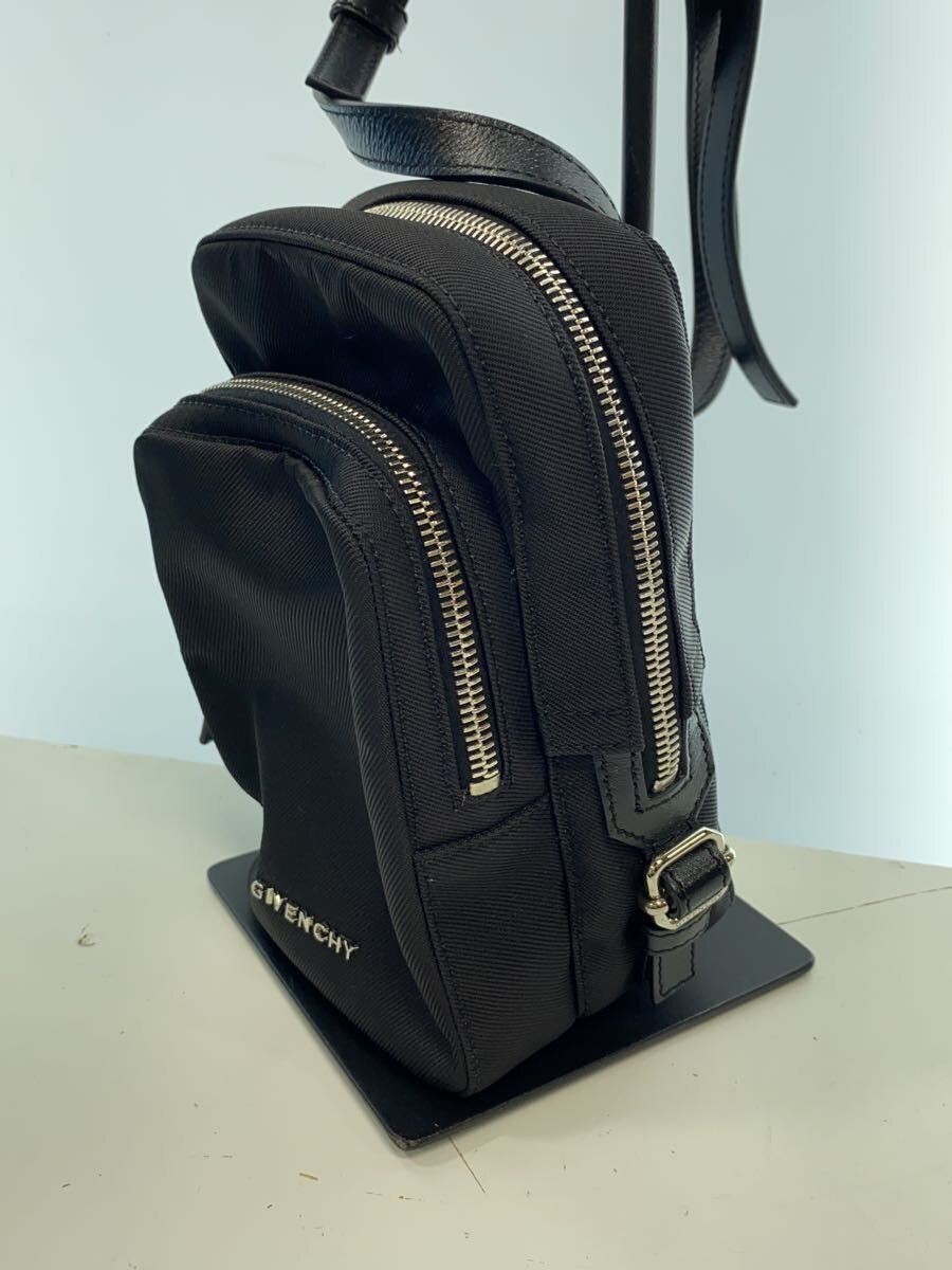 GIVENCHY Shoulder Bag Polyester BLK BKU04XK1ZL 001 Black Used thumbnail 2