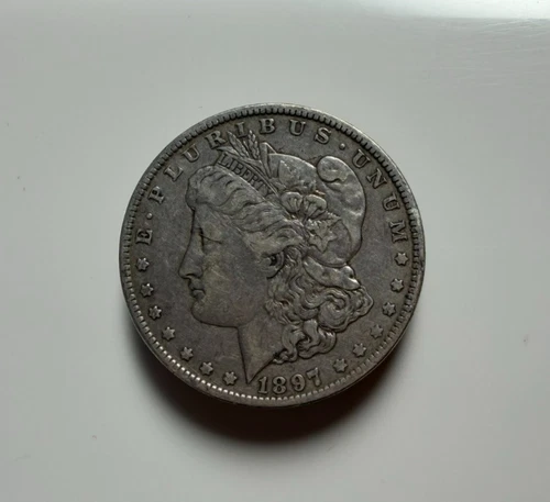 1897-O Morgan Silver Dollar Coin, XF+ Better Date