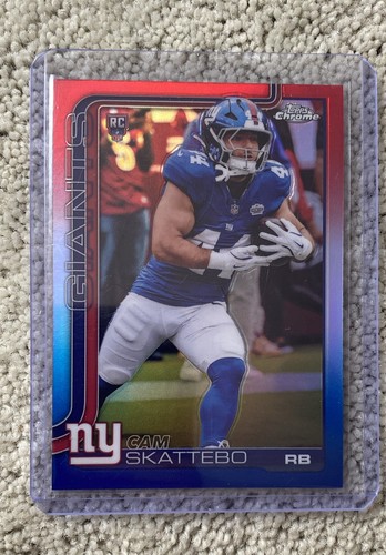 2025 Cam Skattebo [Red White Blue Refractor] #331