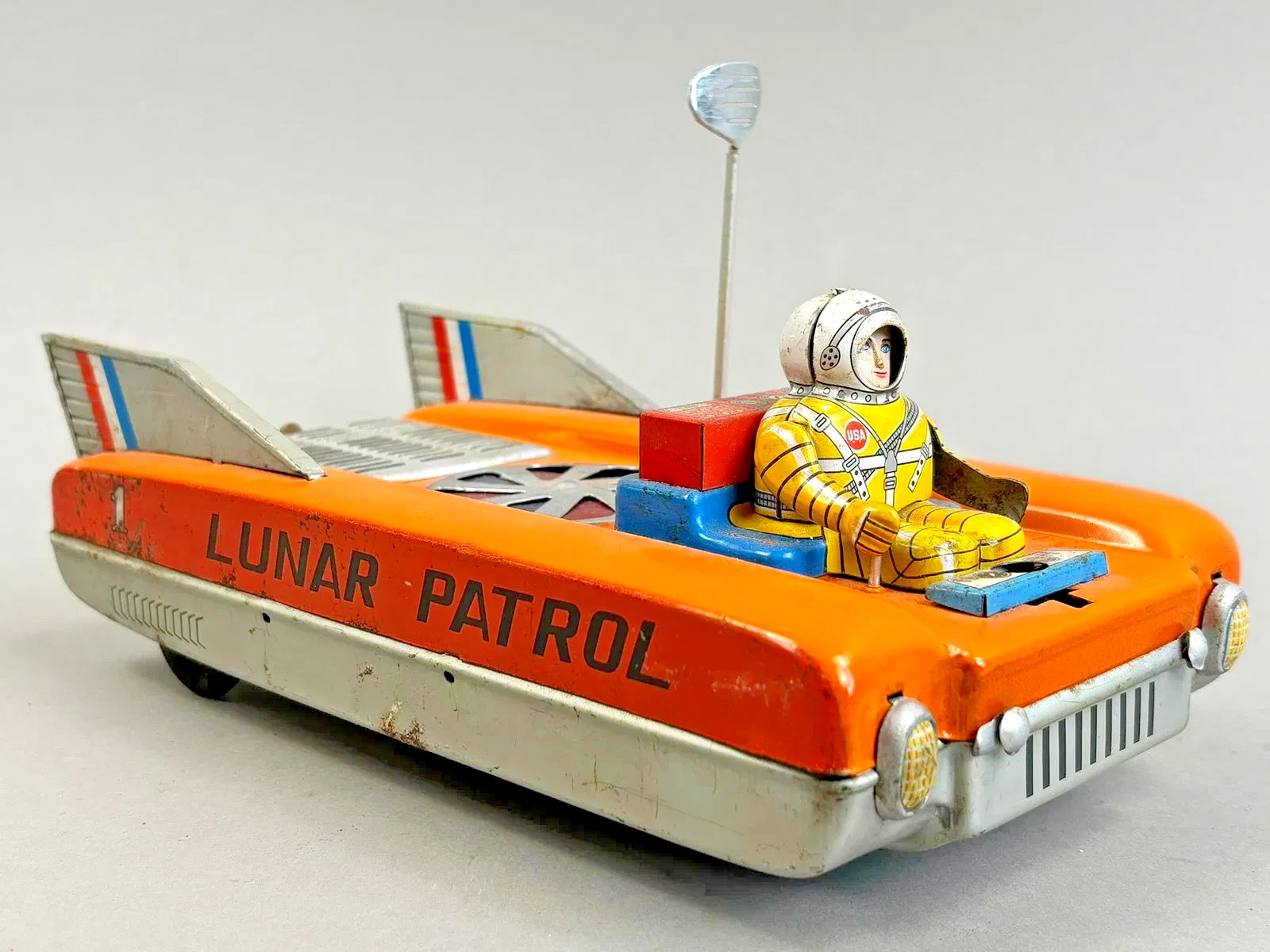 Vintage 1960's Cragstan LUNAR PATROL Battery Operated  Good Working Condition !