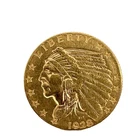 1928  $2.50 Dollar Indian Head Quarter Eagle Au/Unc. U.S Gold Coin