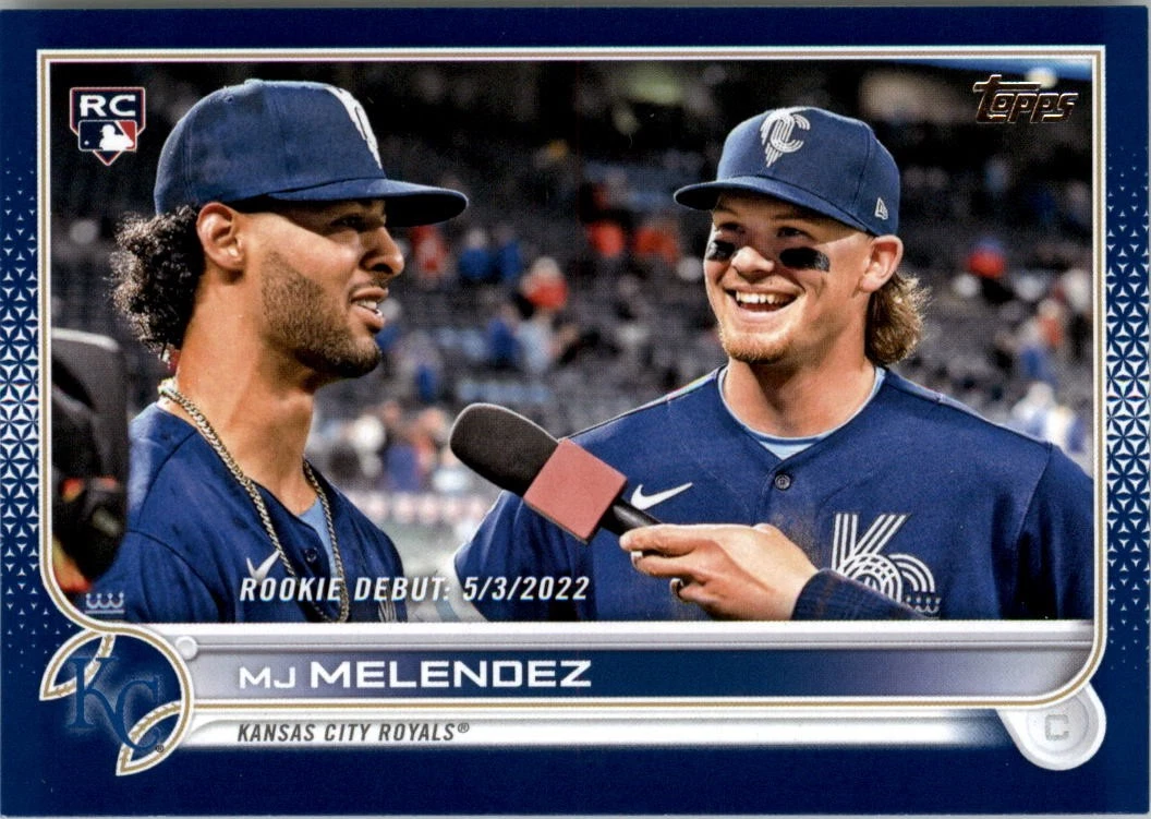 2022 Topps Update Royal Blue #US73 MJ Melendez - BB