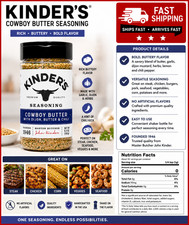 Cowboy Butter Seasoning, 9.7 Ounce ,Rich Butter Flavor, NoArtificial Flavor