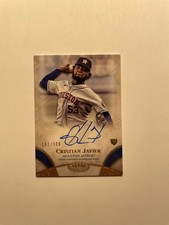 2021 Topps Tier One - Break Out Auto /300 - Cristian Javier - ROOKIE AUTO RC
