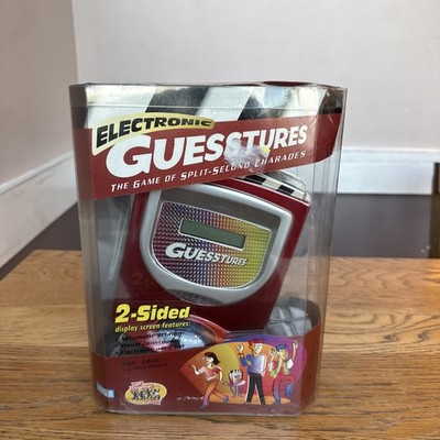 NEW Electronic Guesstures Game of Split-Second Charades 2-Sided Display Screen