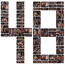 Tool Box Organizer Tray Divider Toolbox Desk Drawer with 3 Sizes Organization