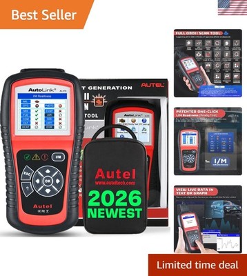 Efficient AL519 Vehicle Diagnostic Scanner - Check Engine Code Reader & More