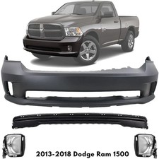 Front Bumper Cover Fog Light Assembly Kit For 2013-2018 Dodge Ram 1500 Front Bumper Cover Fog Light Assembly Kit For 2013-2018 Dodge Ram 1500