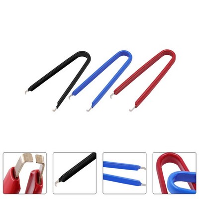 3pcs chip up clips winzkomponenten fanger u-förmige Pinzette (gemischte Farbe)