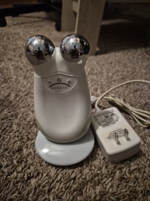NuFACE Trinity Microcurrent Toning Device with Charging Base And Adapter