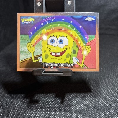 SpongeBob #64 Imagination  2025 Topps Chrome Copper Silver Chrome