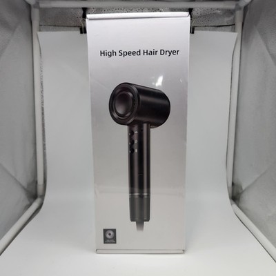 High Speed Ionic Hair Dryer 1400W Blow Dryer Black Open Box ZCY887-E