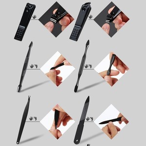 1 Ensemble de soins des ongles Kit complet de manucure pour la maison et le voyage