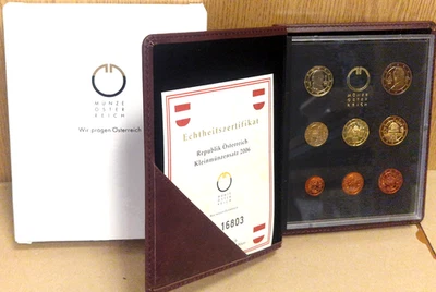FITZ Österreich Münze Original Kleinmünzensatz 2006 Euro Wien Proof PP µFIM6011 - Bild 1 von 2
