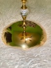 Exquisite candy dish - 24 karat gold plated brass with a large Swarovski crystal — photo 4