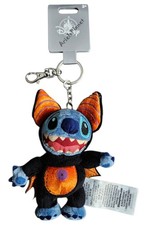 2026 Disney Parks Stitch Halloween Bat Plush – Lilo & Stitch Keychain Bag Charm