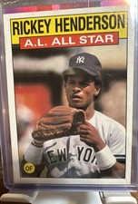 1986 Topps - All-Star Rickey Henderson #716