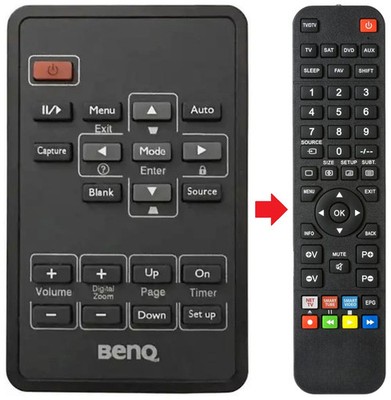 Fernbedienung geeignet für BENQ MP514 | MP515 | MP515ST
