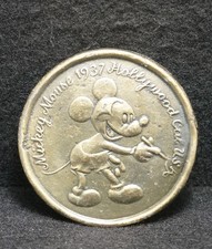 WG09160 NOS VINTAGE 1970s  MICKEY MOUSE 1937 HOLLYWOOD  CARTOON BELT BUCKLE