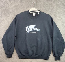planet hollywood new york sweatshirt Black  Men’s Size XL Vintage