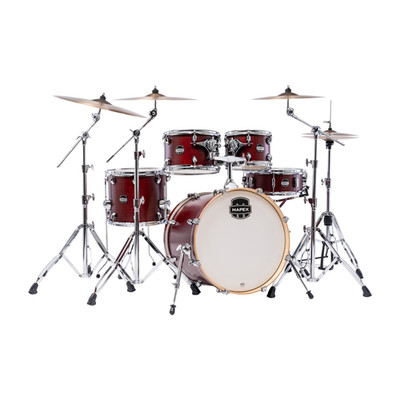 Mapex Mars Maple Fusion 5-Piece Shell Pack w/20'' Kick & Snare - Merlot Satin