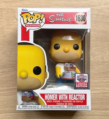 Funko Pop The Simpsons Homer With Reactor Funkon #1630 + Free Protector