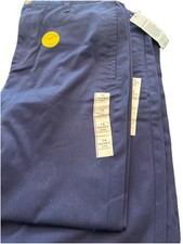Cat Jack Boys Navy Uniform Pants Lot Of 2 Size 16 Husky NWT