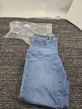 Levi's 721 High Rise Skinny Jeans Women's Size 26 Mid Rise Blue Wave Medium Wash