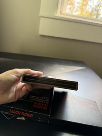 Nintendo NES Mach Rider Game Black Box With Manual Test Market Rare