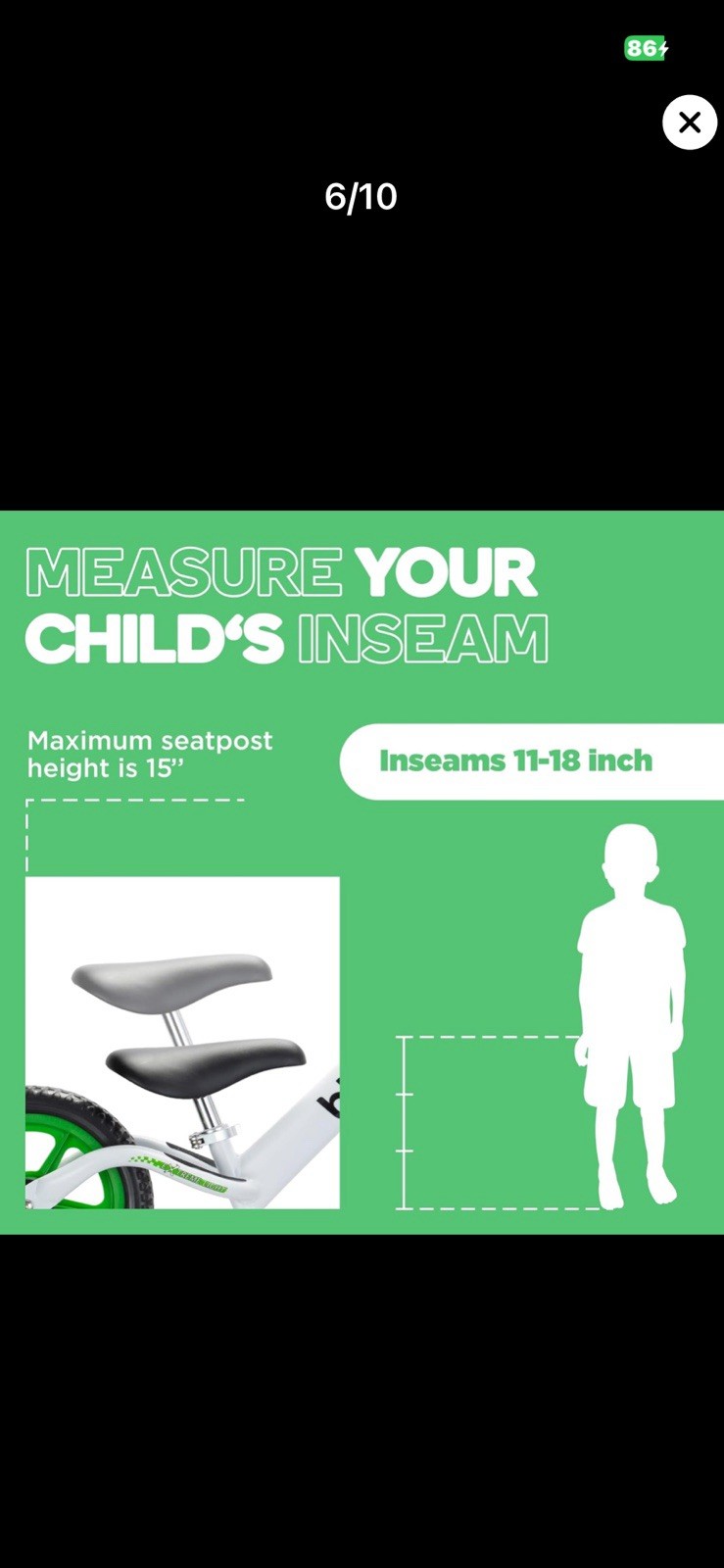 Bixe Aluminum Balance Bike for Kids and Toddlers - (Lightweight - 4LBS) - Toddle thumbnail 4