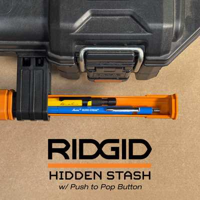 Ridgid Pro Gear Hidden Handle Stash w/ Push to Pop Button Gen 2.0 / 1.0