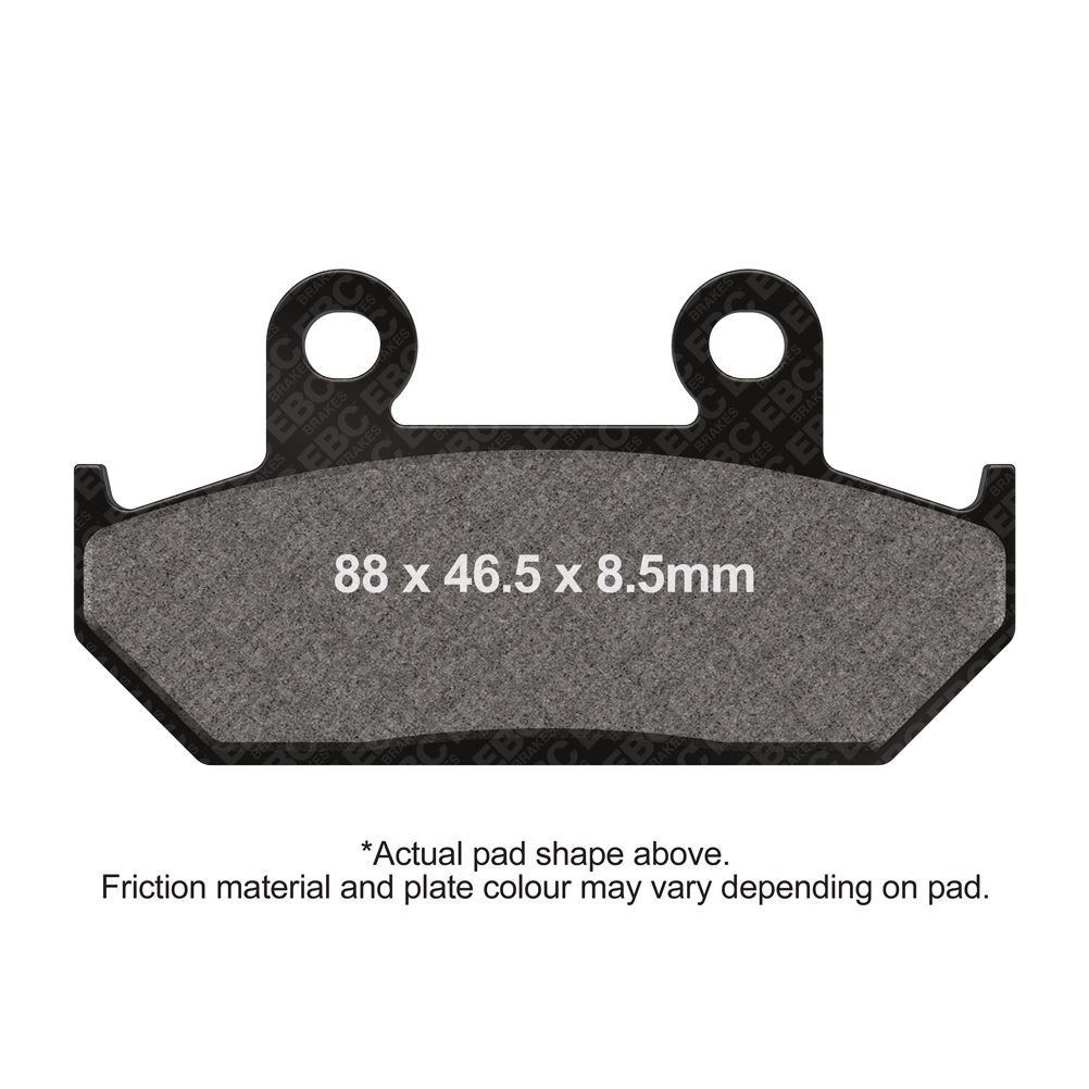 EBC Brake Pads DMX Black Front Right for Honda CBR 750 FH Superaero RC27 1987