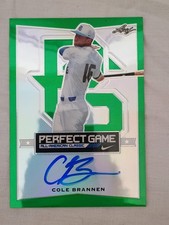 2016 Leaf Cole Brannen Autograph BA-CB1 05/10 Green Parallel