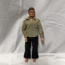 Vintage GABRIEL 1973 The Lone Ranger Action Figures Doll Taiwan Redressed