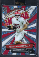 Fernando MENDOZA 2025 Wild Card Comix Rookie #'d 1/1 RC STARS UNDEFEATED INDIANA