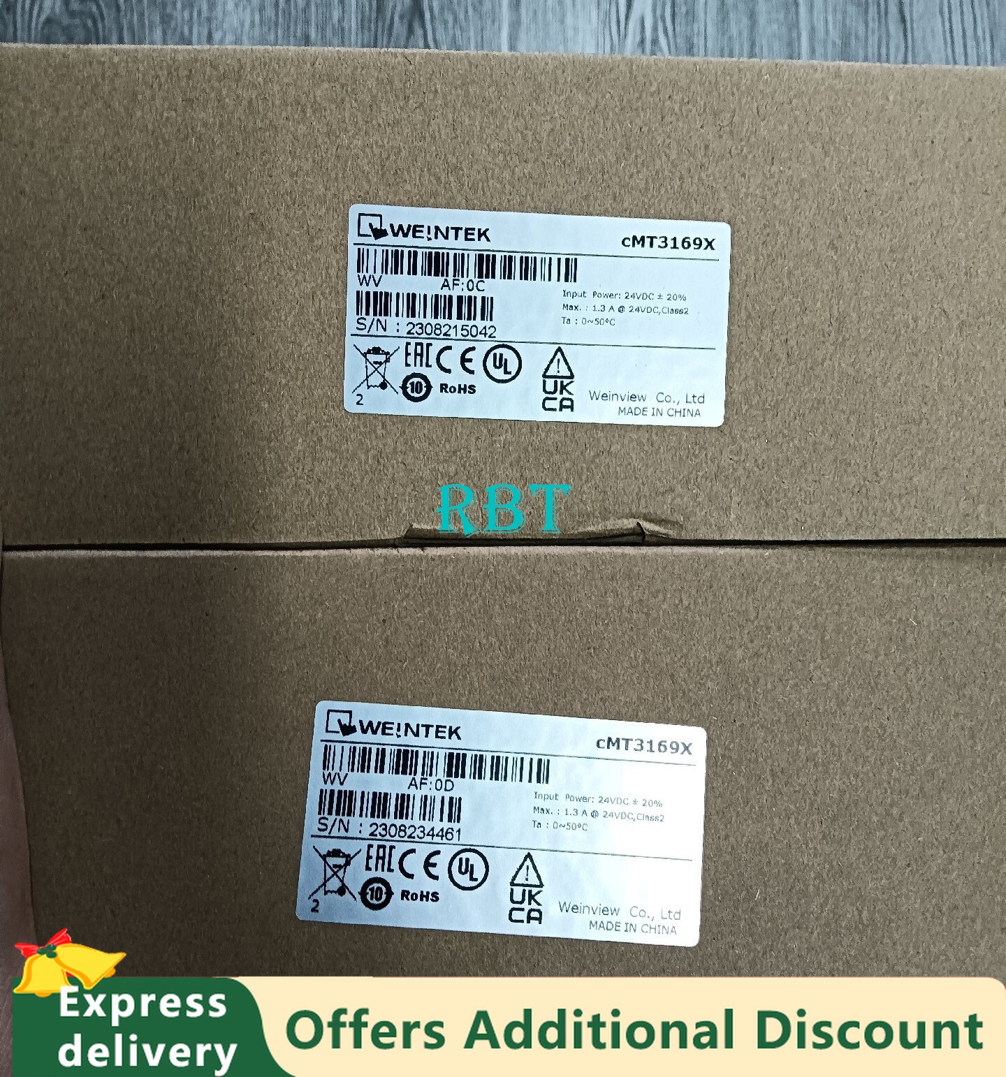 Weinview CMT3169X Touch Screen brand new