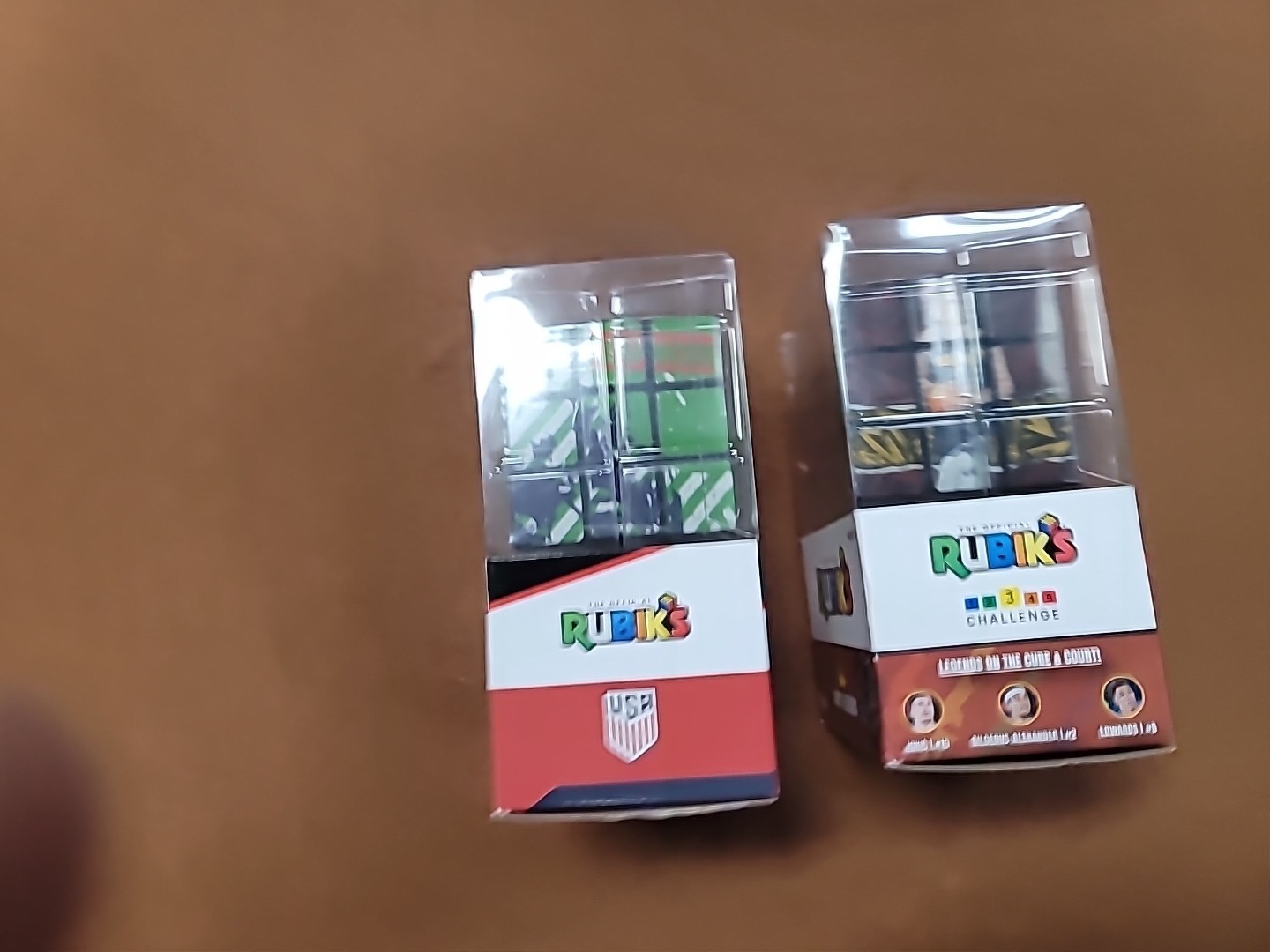 Lot of 2 Rubik's Cubes: U.S. Soccer x + Court Legends NBA (3 x 3" Cube) NEW thumbnail 6
