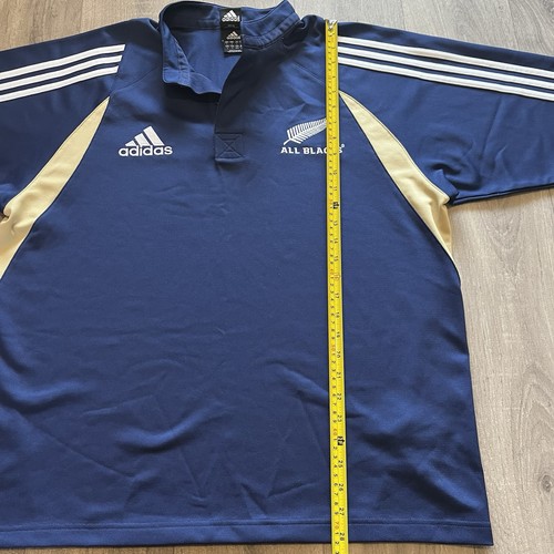 Maglia Maglia Allenamento Nuova Zelanda Rugby All Blacks Adidas Taglia Large Clima - Foto 5 di 10