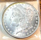1884 Morgan Dollar Nice Original Blast White Choice BU CHRC
