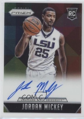 2015-16 Panini Prizm Rookie Signatures Jordan Mickey #RS-JOM Auto RC 2u3
