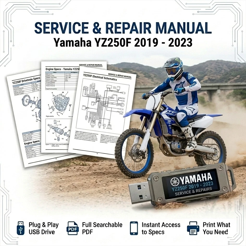 Yamaha YZ250F Motorcycle Repair Manuals & Literature for sale | eBay