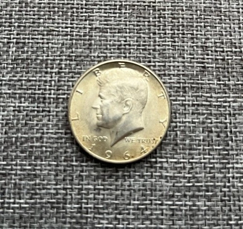 1964 Kennedy Half Dollar 50C Silver Coin Uncertified 0.9 Fineness US Currency