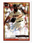 2026 Topps Series 1 Brian Wilson 1991 Topps Baseball Autographs (RAW)