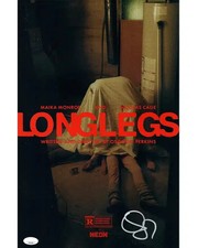 Osgood Oz Perkins signed 11x17 Poster Director Longlegs JSA Authentication